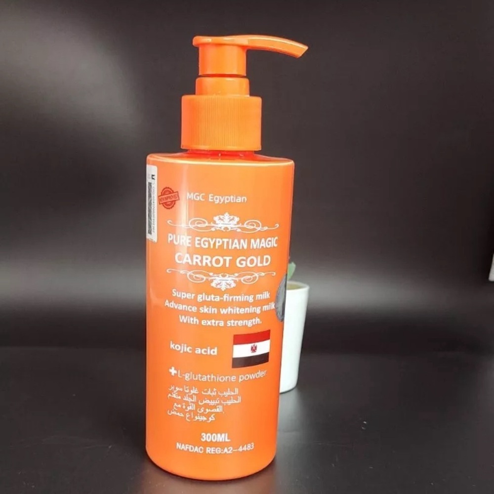 pure egyptian whitening carrot gold Lotion.advanced firming, xtra whitening